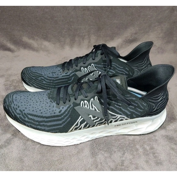 New Balance Fresh‎ Foam 1080 v10 Black Athletic Running Shoes Men\'s Size 14 D main image 8
